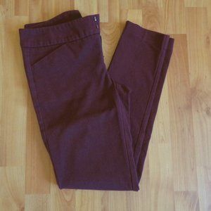 Cynthia Rowley stretch slim straight leg ankle pant